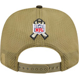 NFL Houston Texans New Era 2025 Salute to Service 9SEVENTY Stretch-Snapback Hat - Green