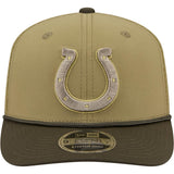 NFL Indianapolis Colts New Era 2025 Salute to Service 9SEVENTY Stretch-Snapback Hat - Green
