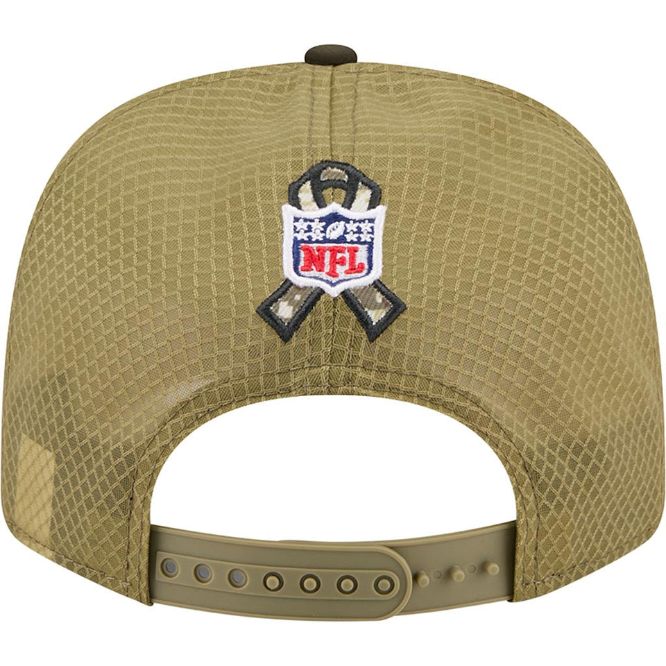 NFL Indianapolis Colts New Era 2025 Salute to Service 9SEVENTY Stretch-Snapback Hat - Green