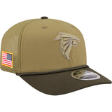 NFL Atlanta Falcons New Era 2025 Salute to Service 9SEVENTY Stretch-Snapback Hat - Green