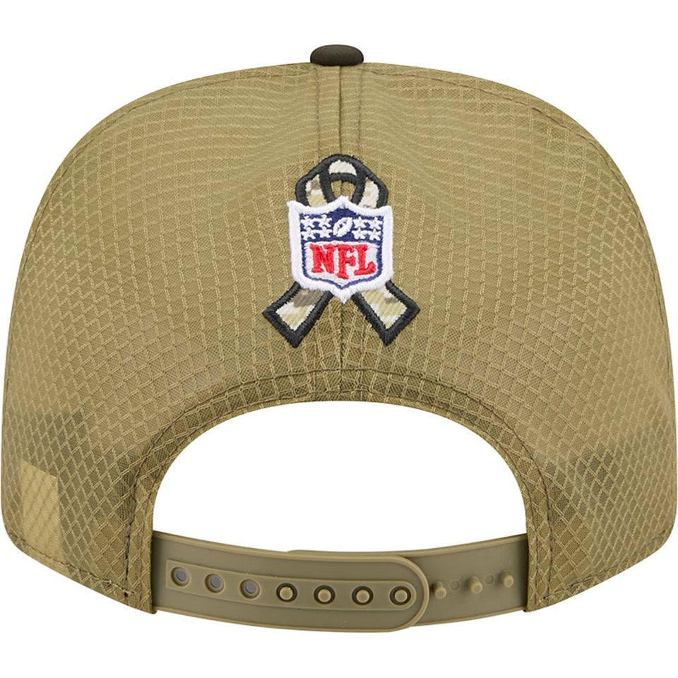 NFL Atlanta Falcons New Era 2025 Salute to Service 9SEVENTY Stretch-Snapback Hat - Green