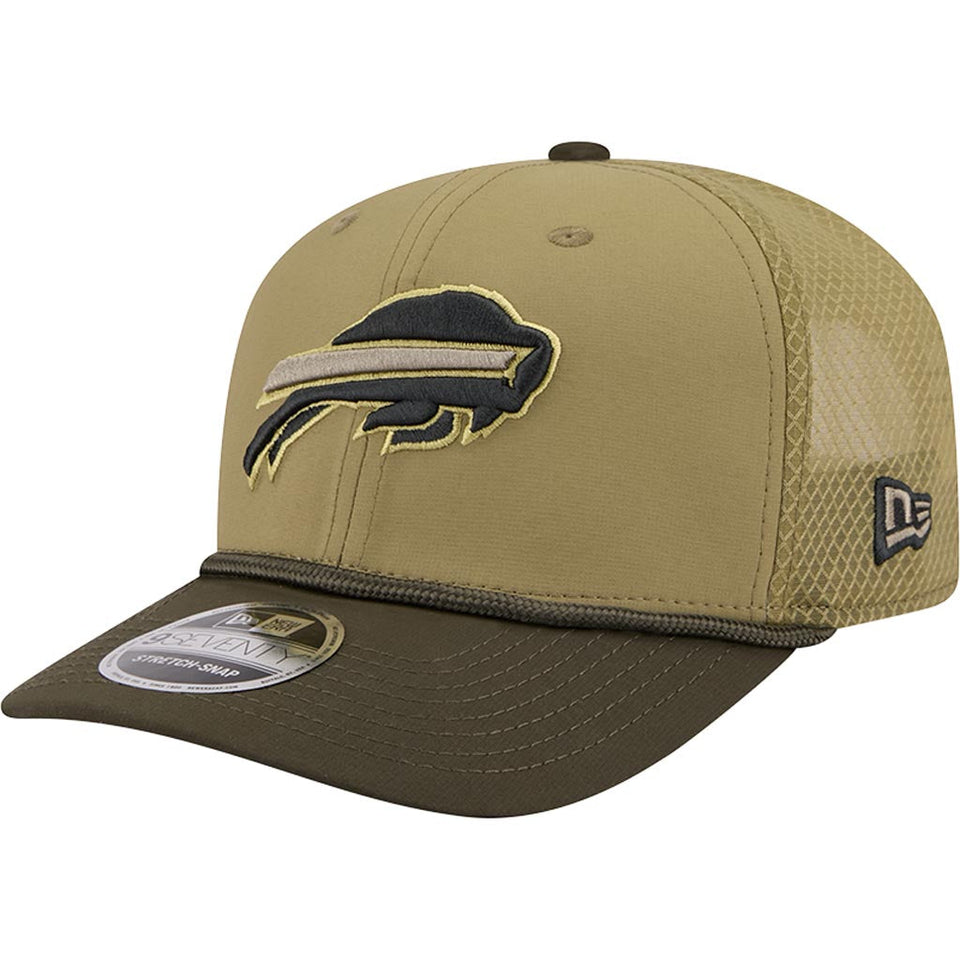 NFL Buffalo Bills New Era 2025 Salute to Service 9SEVENTY Stretch-Snapback Hat - Green