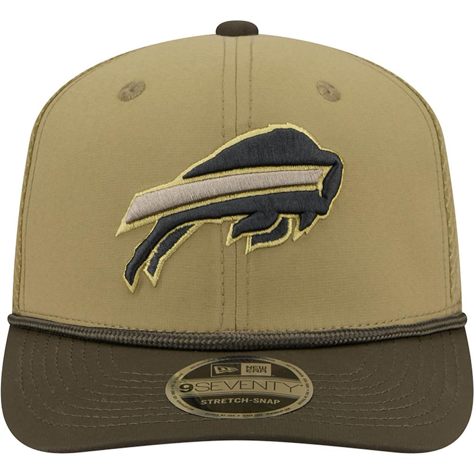 NFL Buffalo Bills New Era 2025 Salute to Service 9SEVENTY Stretch-Snapback Hat - Green
