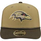 NFL Baltimore Ravens New Era 2025 Salute to Service 9SEVENTY Stretch-Snapback Hat - Green