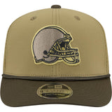 NFL Cleveland Browns New Era 2025 Salute to Service 9SEVENTY Stretch-Snapback Hat - Green