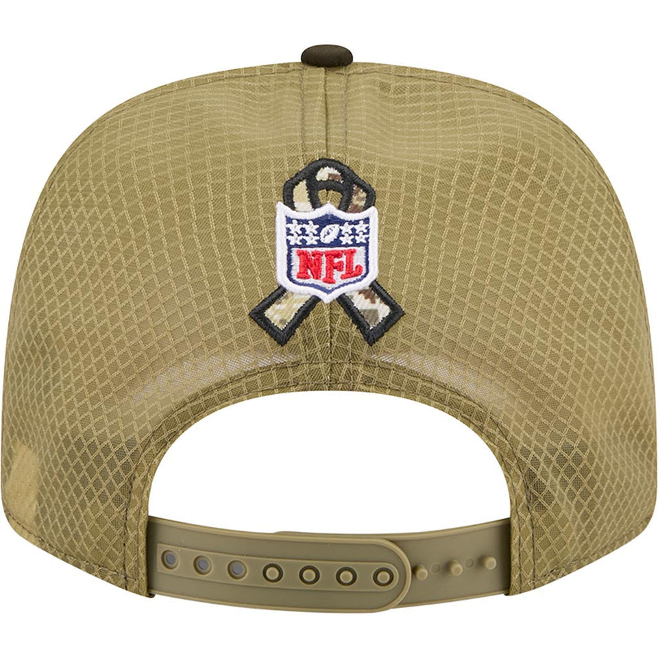 NFL Cleveland Browns New Era 2025 Salute to Service 9SEVENTY Stretch-Snapback Hat - Green