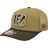 NFL Cincinnati Bengals New Era 2025 Salute to Service 9SEVENTY Stretch-Snapback Hat - Green