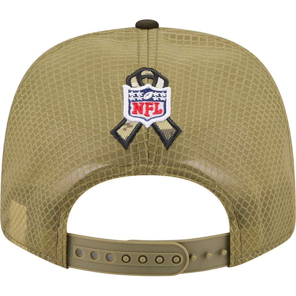 NFL Cincinnati Bengals New Era 2025 Salute to Service 9SEVENTY Stretch-Snapback Hat - Green