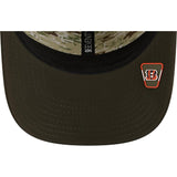NFL Cincinnati Bengals New Era 2025 Salute to Service 9SEVENTY Stretch-Snapback Hat - Green