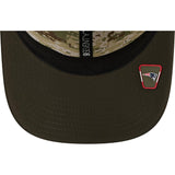 NFL New England Patriots New Era 2025 Salute to Service 9SEVENTY Stretch-Snapback Hat - Green