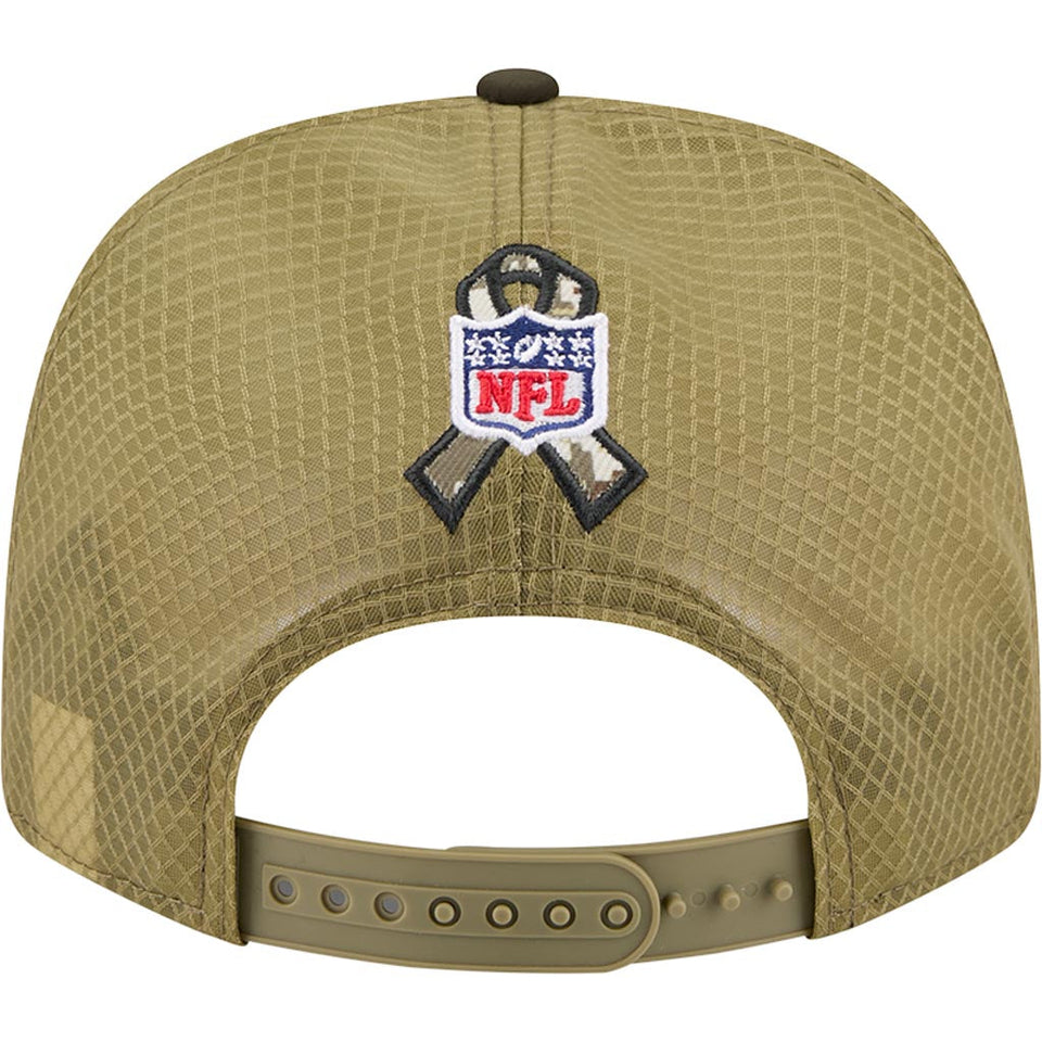 NFL Pittsburgh Steelers New Era 2025 Salute to Service 9SEVENTY Stretch-Snapback Hat - Green
