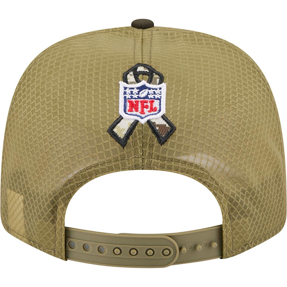 NFL San Francisco 49ers New Era 2025 Salute to Service 9SEVENTY Stretch-Snapback Hat - Green