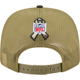 NFL San Francisco 49ers New Era 2025 Salute to Service 9SEVENTY Stretch-Snapback Hat - Green