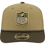 NFL New Era 2025 Salute to Service 9SEVENTY Stretch-Snapback Hat - Green
