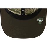 NFL New York Jets New Era 2025 Salute to Service 9SEVENTY Stretch-Snapback Hat - Green