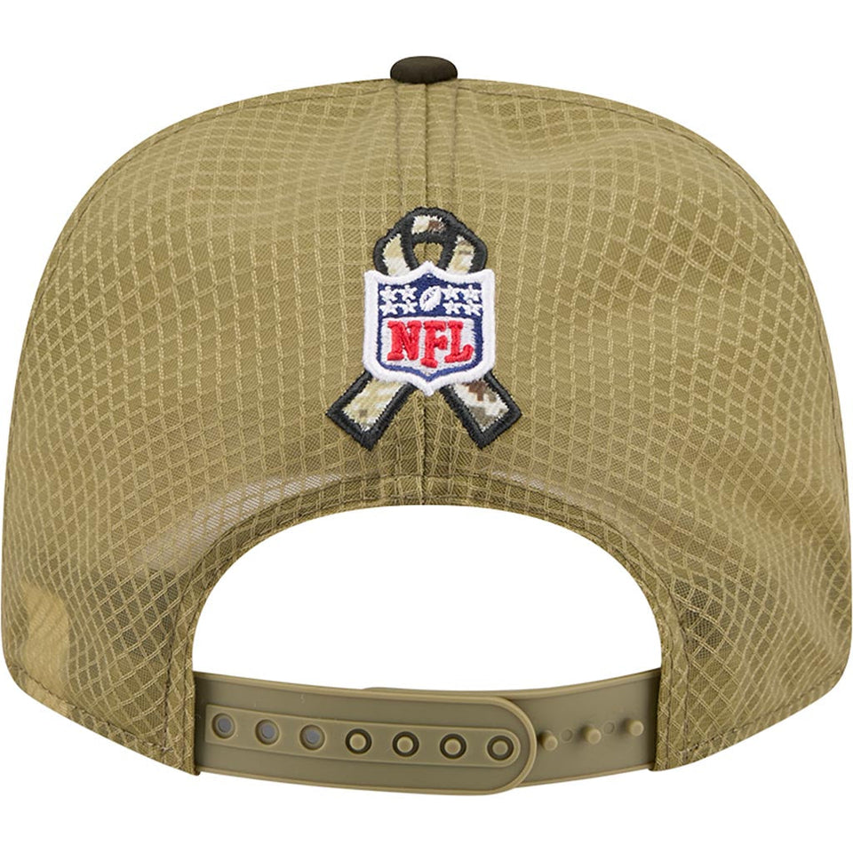 NFL Miami Dolphins New Era 2025 Salute to Service 9SEVENTY Stretch-Snapback Hat - Green