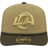 NFL Los Angeles Rams New Era 2025 Salute to Service 9SEVENTY Stretch-Snapback Hat - Green