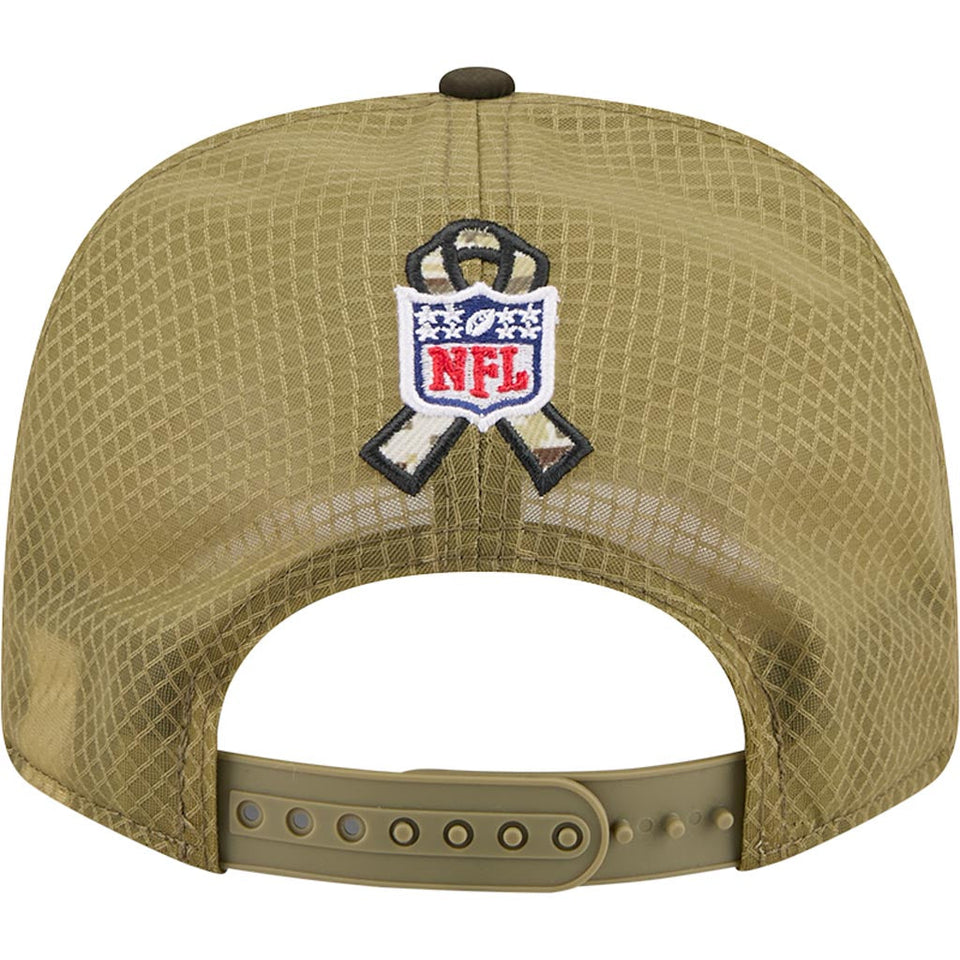 NFL Los Angeles Rams New Era 2025 Salute to Service 9SEVENTY Stretch-Snapback Hat - Green
