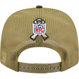 NFL Los Angeles Rams New Era 2025 Salute to Service 9SEVENTY Stretch-Snapback Hat - Green