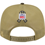 NFL Las Vegas Raiders New Era 2025 Salute to Service 9SEVENTY Stretch-Snapback Hat - Green