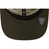 NFL Tennessee Titans New Era 2025 Salute to Service 9SEVENTY Stretch-Snapback Hat - Green