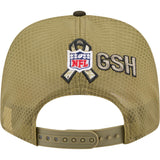 NFL Chicago Bears New Era 2025 Salute to Service 9SEVENTY Stretch-Snapback Hat - Green