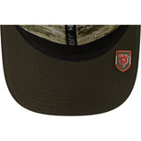 NFL Chicago Bears New Era 2025 Salute to Service 9SEVENTY Stretch-Snapback Hat - Green