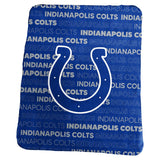 NFL Indianapolis Colts Logo Brands 50 x 60 Classic Fleece Blanket - Blue
