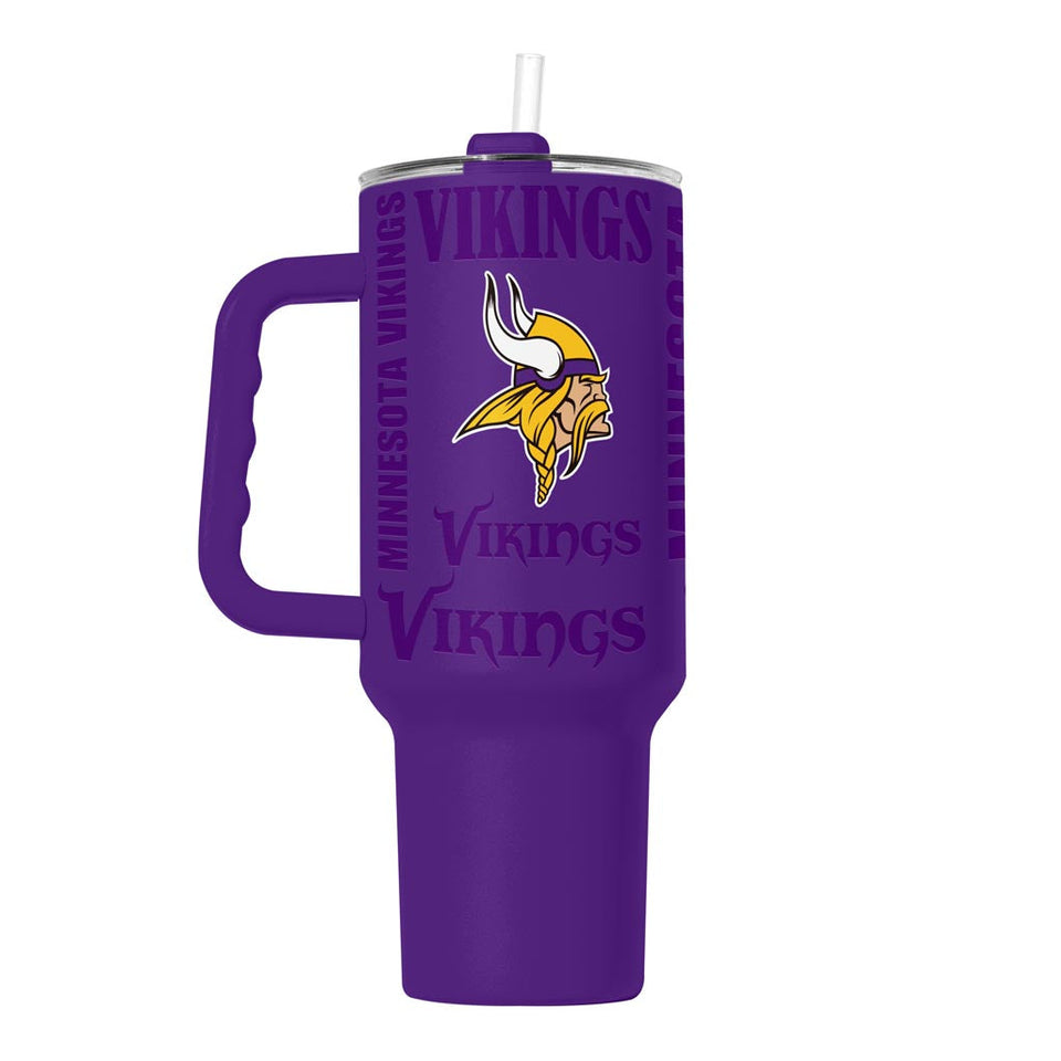 NFL Minnesota Vikings Logo Brands 40oz Replay Tumbler - Purple