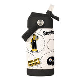 NFL Pittsburgh Steelers Kids Logo Brands 12oz Bottle