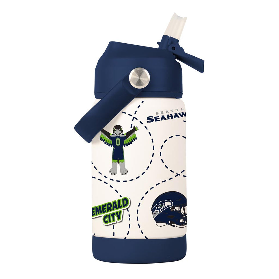 NFL Seattle Seahawks Kids Logo Brands 12oz Bottle