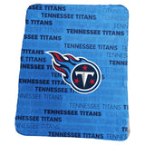 NFL Tennessee Titans Logo Brands 50 x 60 Classic Fleece Blanket - Blue