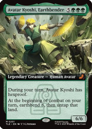 Avatar Kyoshi. Earthbender (Extended Art) (TLE-201) - Avatar: The Last Airbender: Eternal-Legal