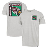 NFL Arizona Cardinals '47 Chrome Plate Franklin T-Shirt - Gray