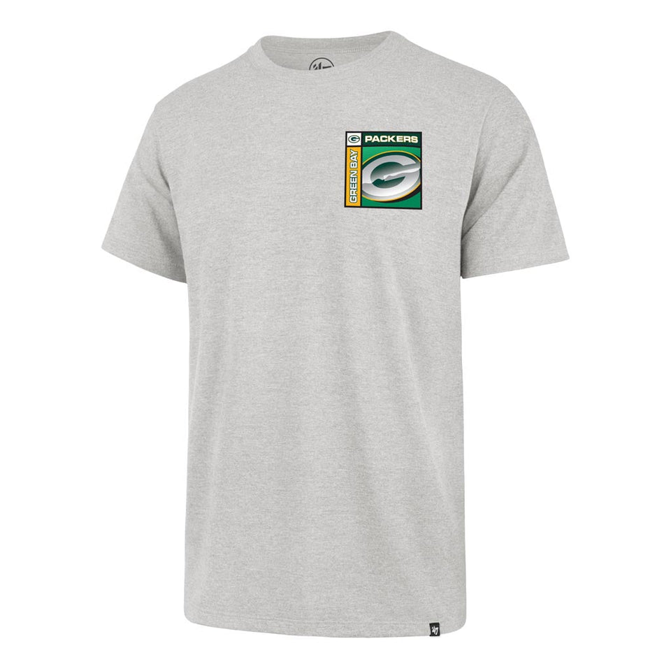 NFL Green Bay Packers '47 Chrome Plate Franklin T-Shirt - Gray
