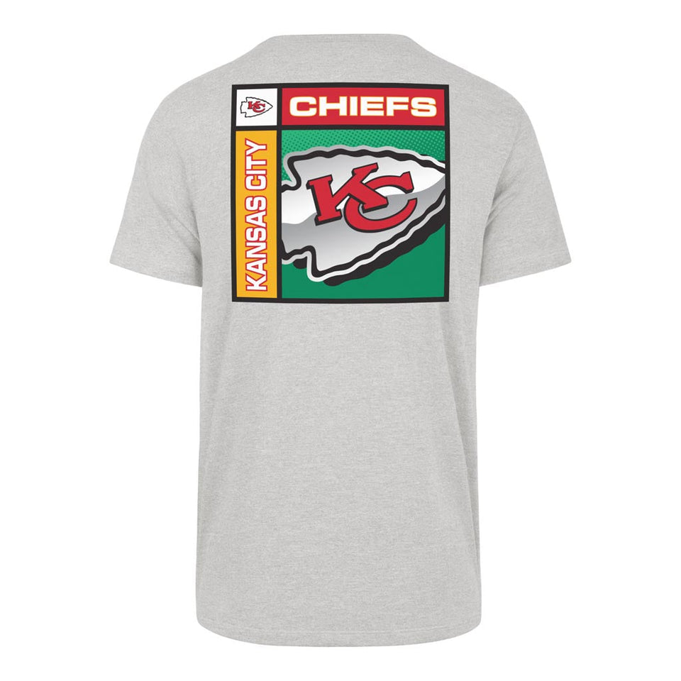 NFL Kansas City Chiefs '47 Chrome Plate Franklin T-Shirt - Gray