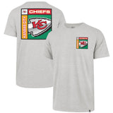 NFL Kansas City Chiefs '47 Chrome Plate Franklin T-Shirt - Gray