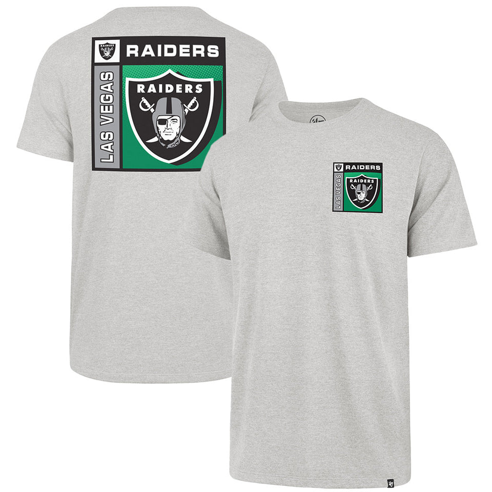 NFL Las Vegas Raiders '47 Chrome Plate Franklin T-Shirt - Gray