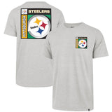 NFL Pittsburgh Steelers '47 Chrome Plate Franklin T-Shirt - Gray