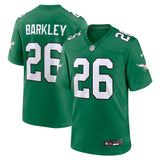 NFL Philadelphia Eagles Saquon Barkley Nike Throwback Game Jersey - Green
