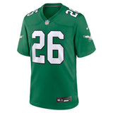 NFL Philadelphia Eagles Saquon Barkley Nike Throwback Game Jersey - Green