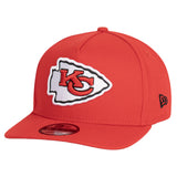 NFL Kansas City Chiefs New Era Team Undervisor 9FIFTY A-Frame Snapback Hat - Red