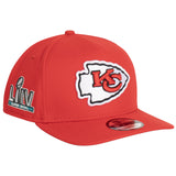 NFL Kansas City Chiefs New Era Team Undervisor 9FIFTY A-Frame Snapback Hat - Red