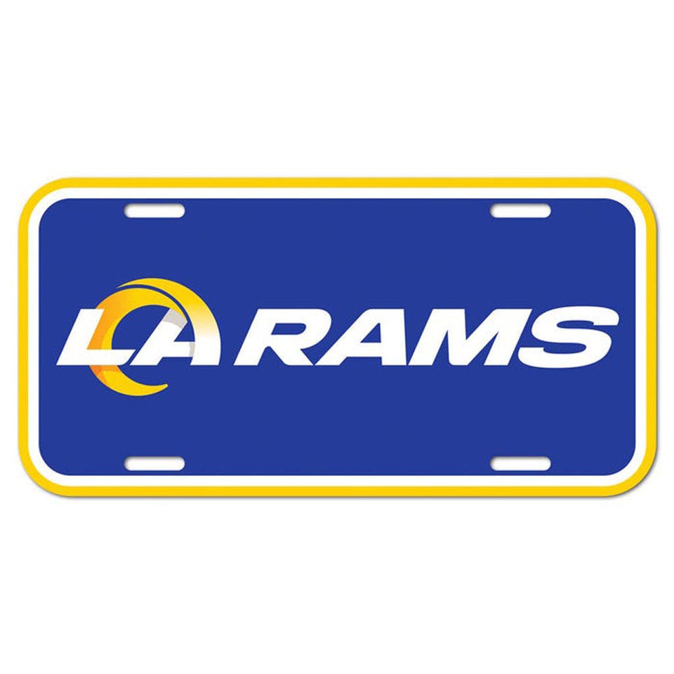 NFL Los Angeles Rams WinCraft License Plate