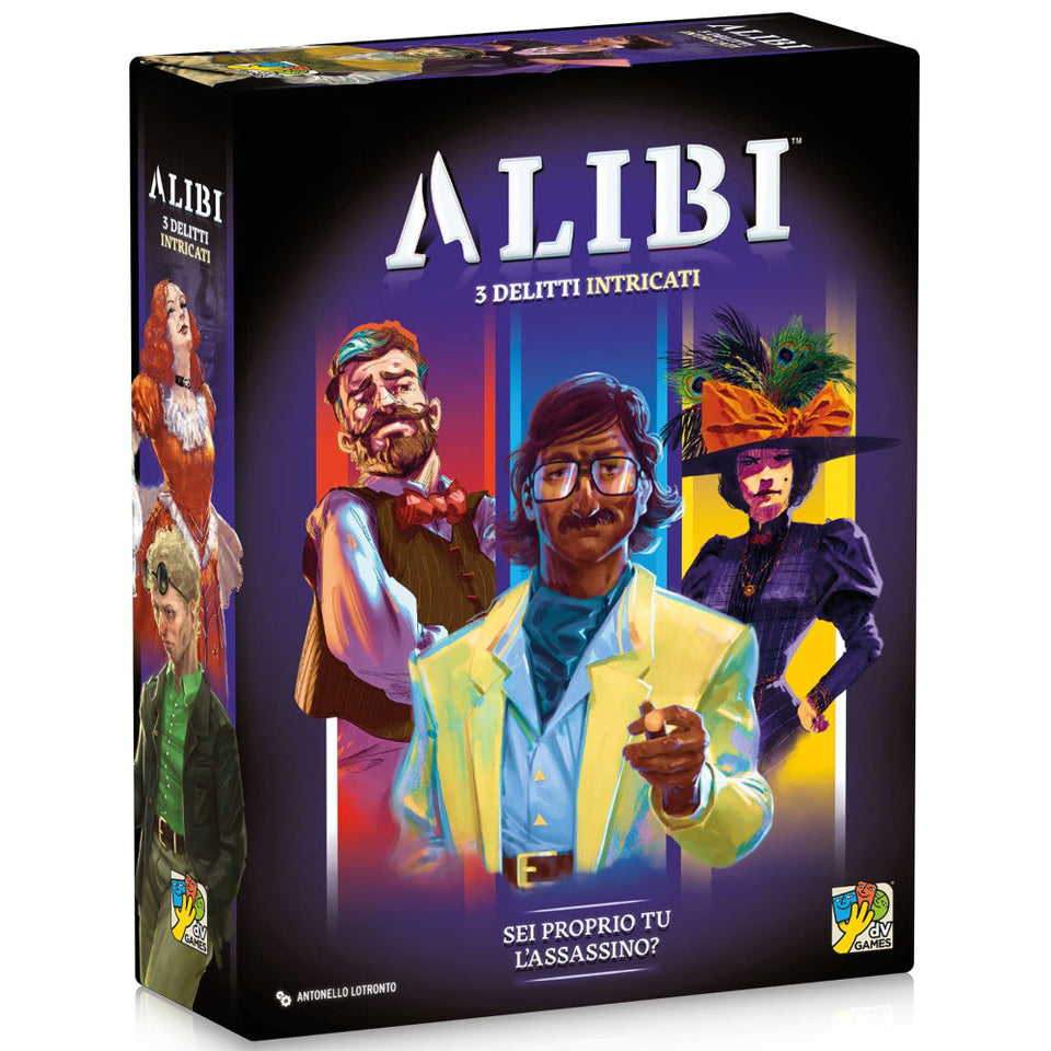 Alibi: 3 Intricate Mysteries Murder Party Card Game. Ages 14+. 5-6 Players