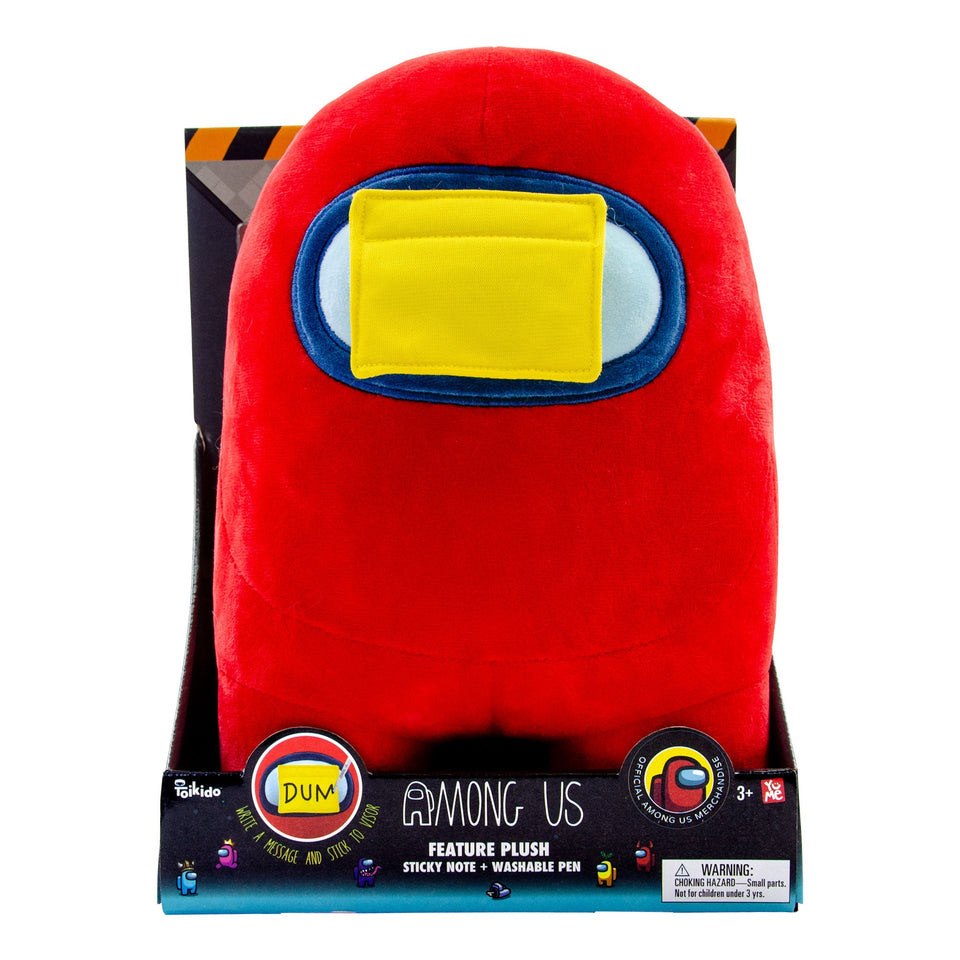 Among Us 12-inch Sticky Note Message Plush Toy