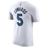 Anthony Edwards Minnesota Timberwolves Name & Number Association Edition NBA T-Shirt