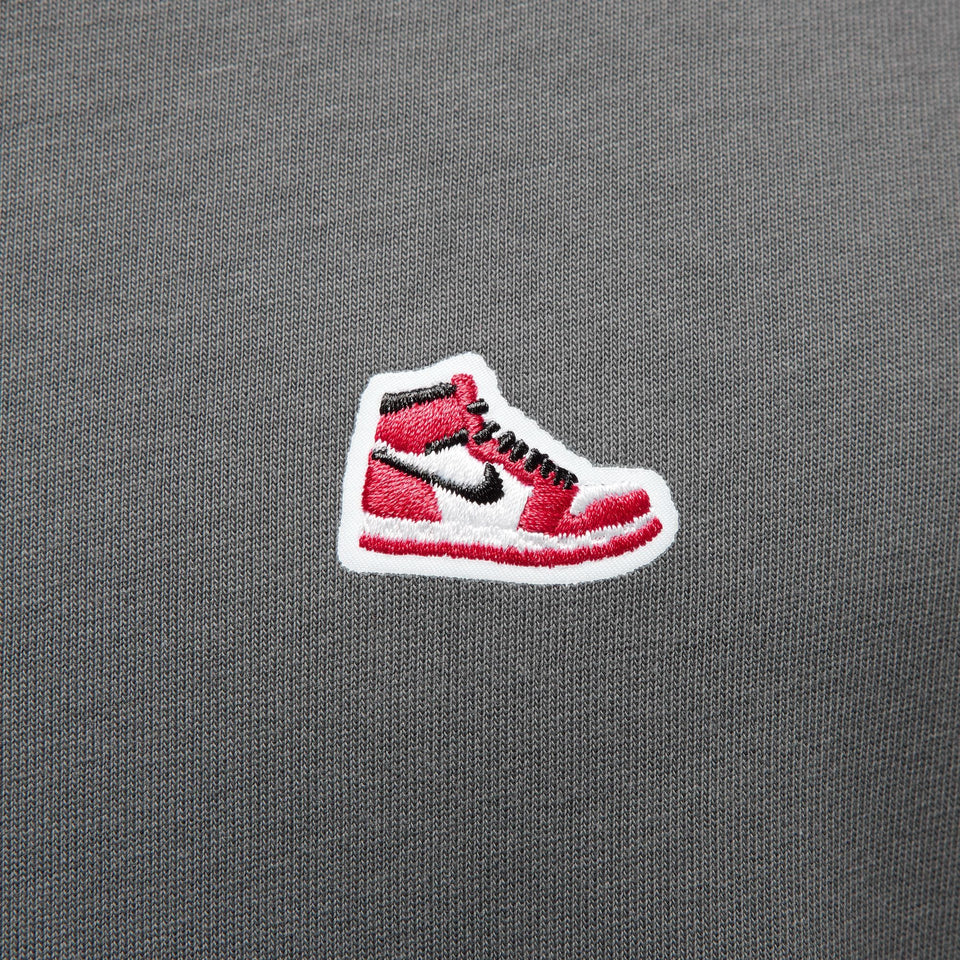 AJ1 Jordan 1 Sneaker Patch Grey T-Shirt