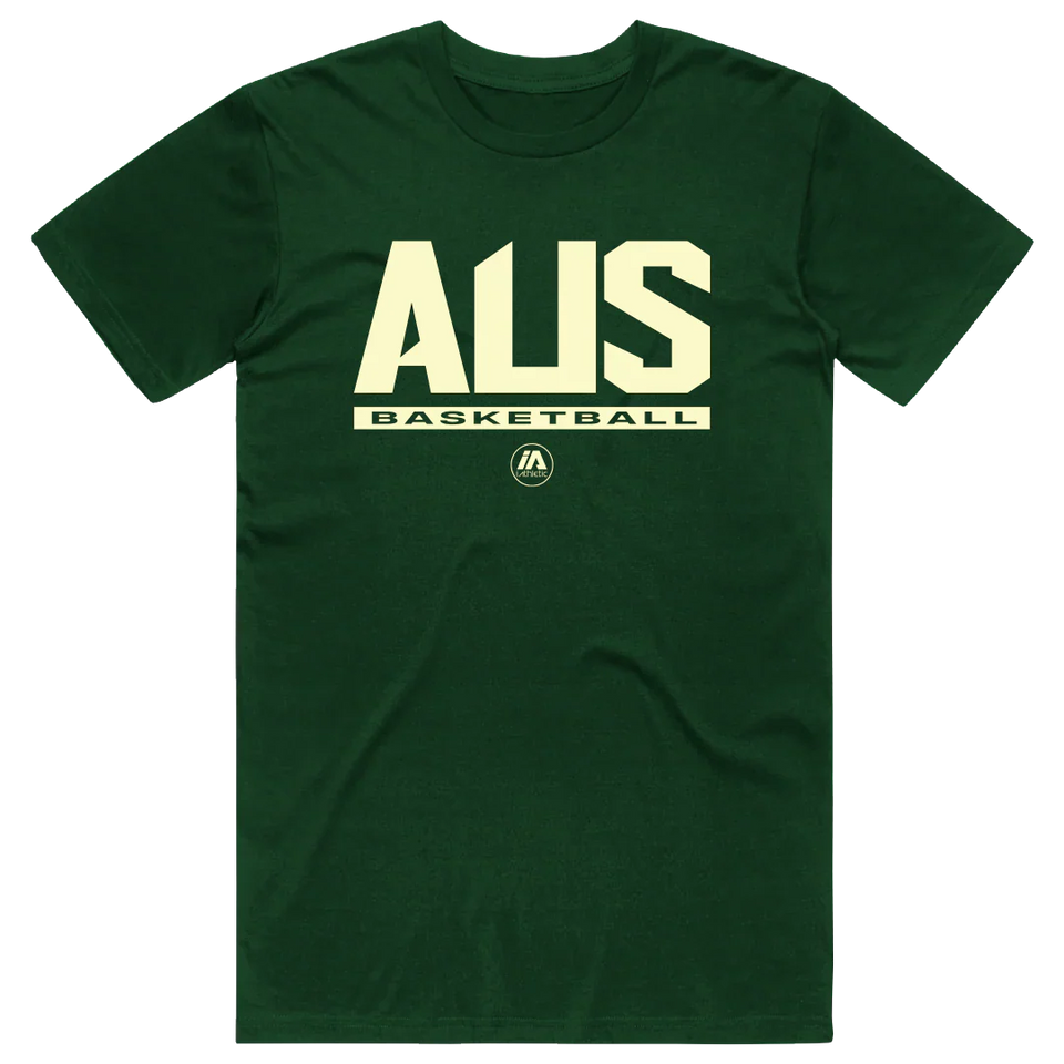 Australian Boomers Green Elite Casual Cotton T-Shirt