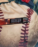 Aloha Ball Diamond Air Mesh Shorts - Plumeria